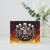 Cartes postales bhoutanaises Demon (Debout devant)