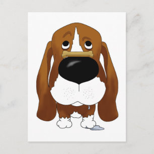 Cartes postales Big Nose Basset