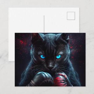 Cartes Postales Black Cat