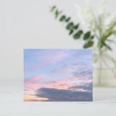 Cartes postales bleu violet (Debout devant)