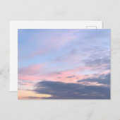 Cartes postales bleu violet (Devant / Derrière)