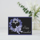 Cartes postales bleues heureuses de vacances de (Debout devant)