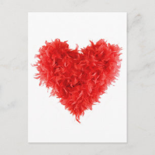 Cartes postales Boa Coeur Rouge