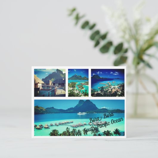 Cartes postales - Bora Bora Océan Pacifique Sud (Debout devant)
