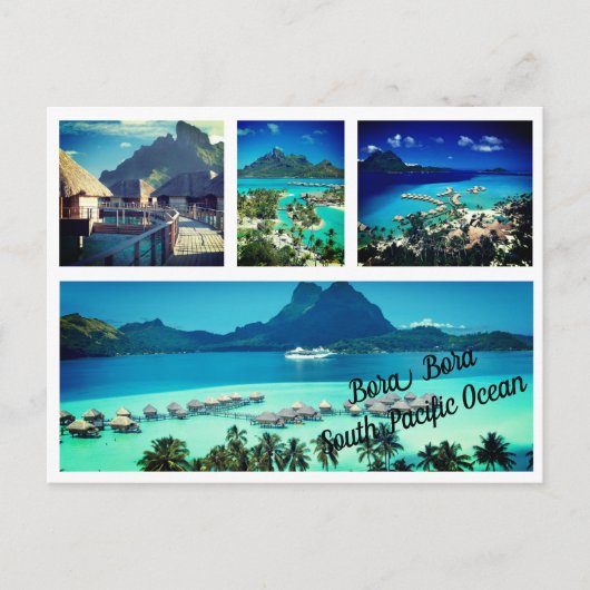 Cartes postales - Bora Bora Océan Pacifique Sud (Devant)