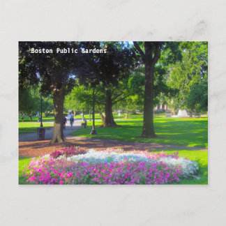 Cartes postales Boston Public Gardens