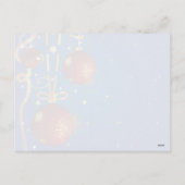 Cartes Postales Boules Et Rubans De Noël (Dos)