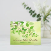 Cartes postales "Branches feuillues vertes" pour a (Debout devant)