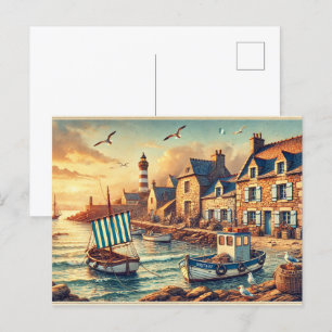 Cartes postales bretonnes, France