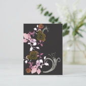 Cartes postales Brown et roses (Debout devant)