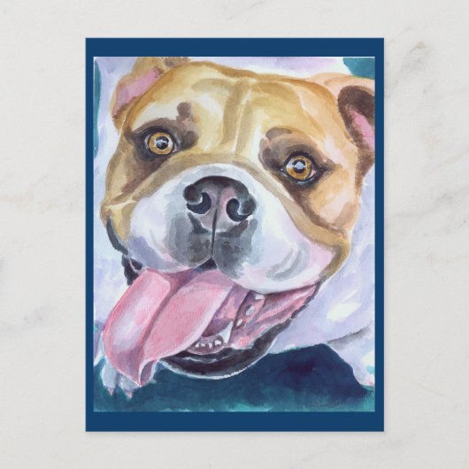 Cartes postales Bulldog anglais (Devant)