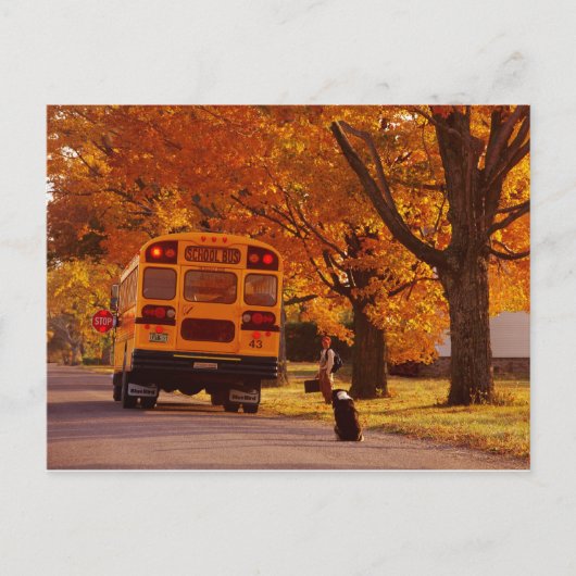 CARTES POSTALES BUS SCOLAIRE (Devant)