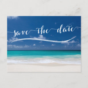 Cartes postales Calligraphy Beach Save The Date