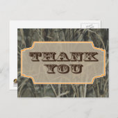 Cartes postales Camo Merci (Devant / Derrière)