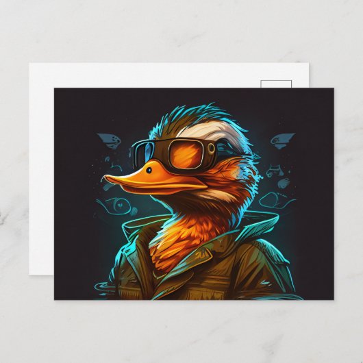 Cartes Postales Canards (Devant / Derrière)