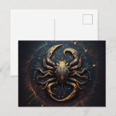 Cartes Postales Cancer Zodiac (Devant / Derrière)