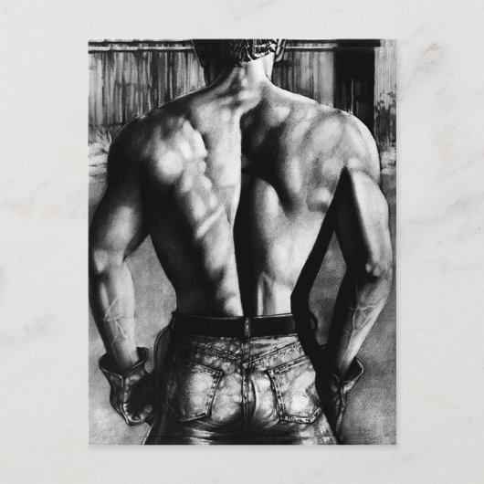 Cartes Postales Cartes Postales Bodybuilder Dans T (Devant)