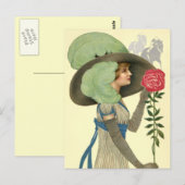 Cartes postales Casquette et Rose du Kentucky Derb (Devant / Derrière)