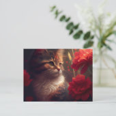 Cartes Postales Cat Fleur (Debout devant)