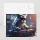 Cartes Postales Cat Funny (Devant / Derrière)