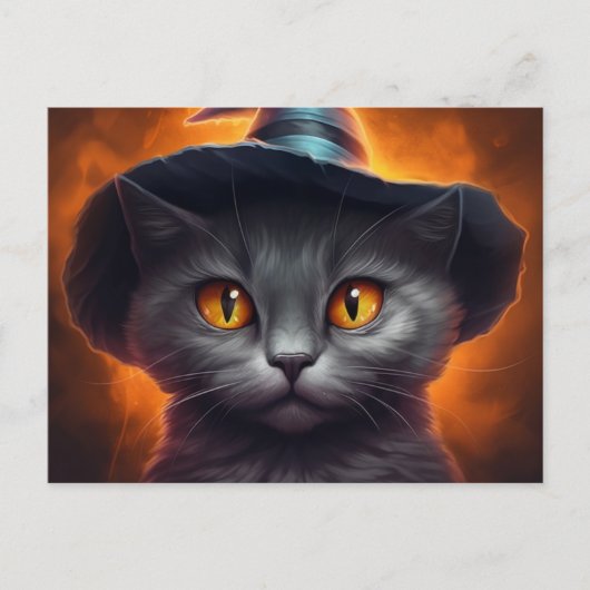 Cartes Postales Cat Halloween (Devant)