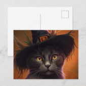 Cartes Postales Cat Halloween (Devant / Derrière)