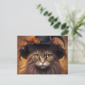 Cartes Postales Cat Halloween (Debout devant)