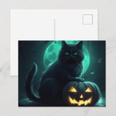 Cartes Postales Cat Halloween (Devant / Derrière)