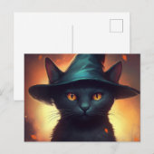 Cartes Postales Cat Halloween (Devant / Derrière)