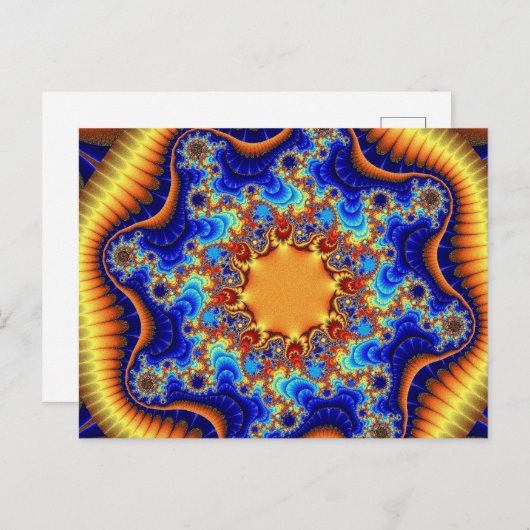 Cartes postales Celestial Fractalscope (Devant / Derrière)