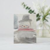 Cartes postales Chalk Snowman (Debout devant)
