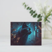 Cartes Postales Chat Bleu (Debout devant)