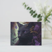 Cartes Postales Chat Mauve (Debout devant)