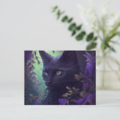 Cartes Postales Chat Mauve (Debout devant)