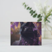 Cartes Postales Chat Mauve (Debout devant)