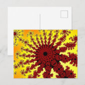 Cartes postales Cherry Firework Burning (Devant / Derrière)