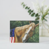 Cartes postales "Cheval Patriotique" (Debout devant)