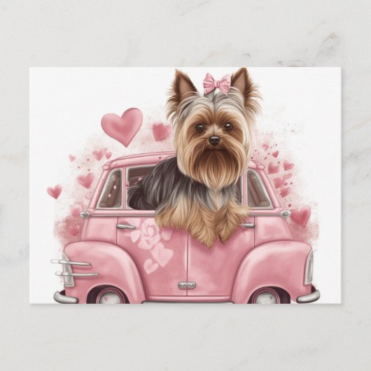 Cartes Postales Chien Yorkshire (Devant)