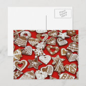 Cartes postales Christmas Gingerbread Cookies (Devant / Derrière)