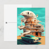 Cartes Postales Cinématiques Des Voitures Futures (Devant / Derrière)