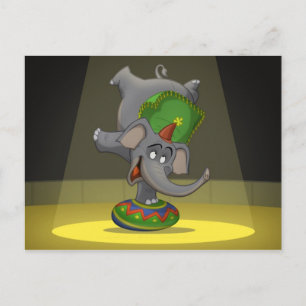 Cartes postales Circus Elephant