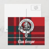 Cartes postales Clan Gregor (Devant / Derrière)