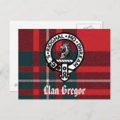 Cartes postales Clan Gregor (Devant / Derrière)