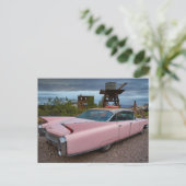 CARTES POSTALES CLASSIQUES EN CADDY ROSE (Debout devant)