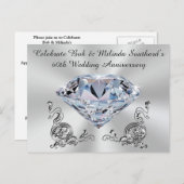 Cartes postales commémoratives 60ème anniversaire (Devant / Derrière)