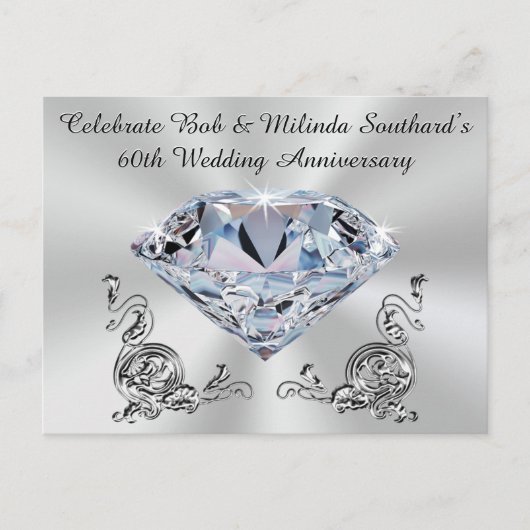 Cartes postales commémoratives 60ème anniversaire (Devant)