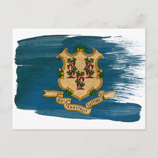Cartes postales Connecticut Flag (Devant)