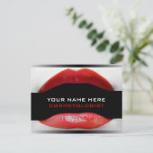 Cartes postales Cosmetologist Red Lips (Debout devant)