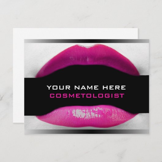 Cartes postales Cosmetologue (Devant / Derrière)