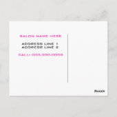 Cartes postales Cosmetologue (Dos)